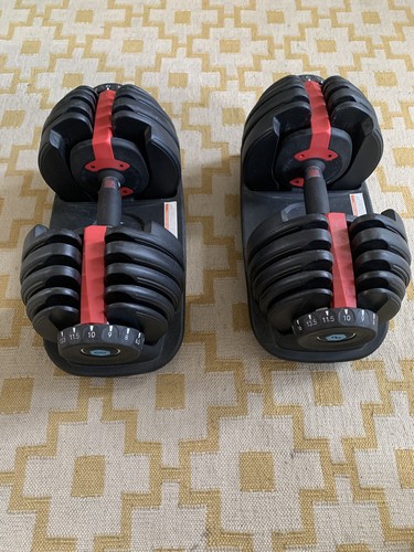 Adjustable dumbbells pair set - adjustable,