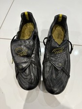 Pele 58/62/70 Kangaroo Black Leather football boots in UK size 11.5 