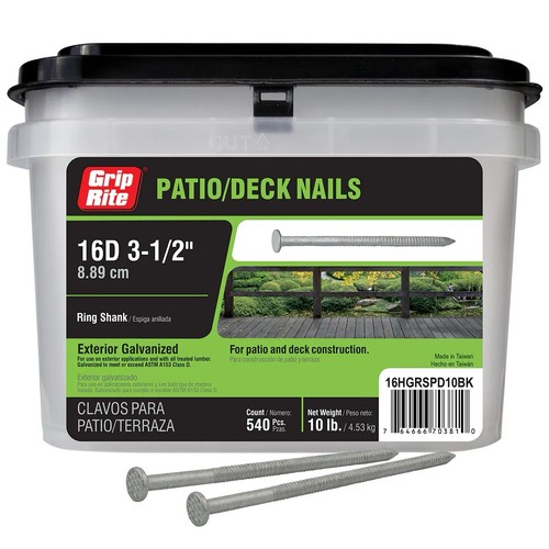 Grip rite 16d patio - grip-rite, /