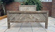 Beautiful Barker & Stonehouse Reclaimed Wood 4FT6 Double Size Bed Frame
