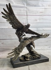 Two Eagles in Flight Bronze