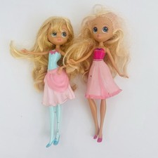 Vintage Rare Mattel Barbie Thumbelina Doll 2008 x2 TLC