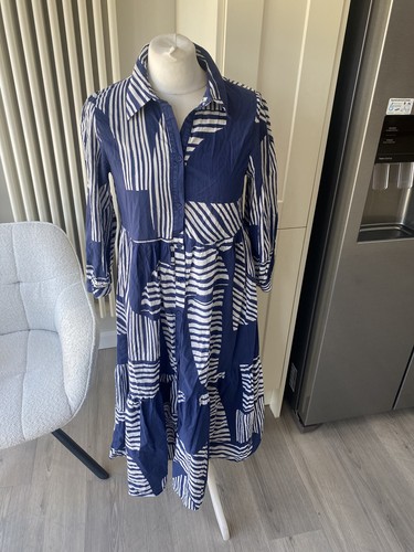 Zara geometric stripe navy - zara,