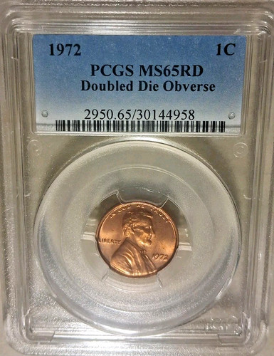 1972 lincoln cent double - 1972,