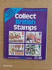 Stanley Gibbons Collect British Stamps Winter 1983/84 33rd Ed Colour Checklist 