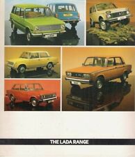 Lada Range 1983-84 UK Foldout Brochure 1200 Riva 1500 1600 Saloon Estate Niva