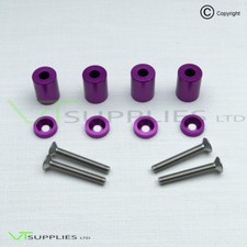 Purple Car Bonnet Spacers Vent