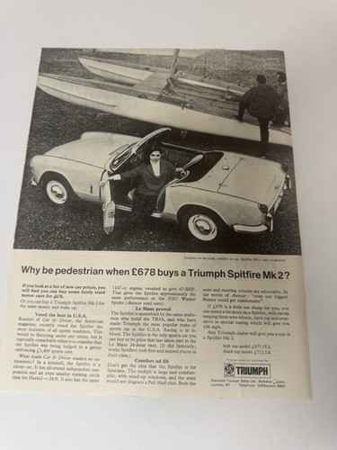 Original vintage 1967 triumph - original,