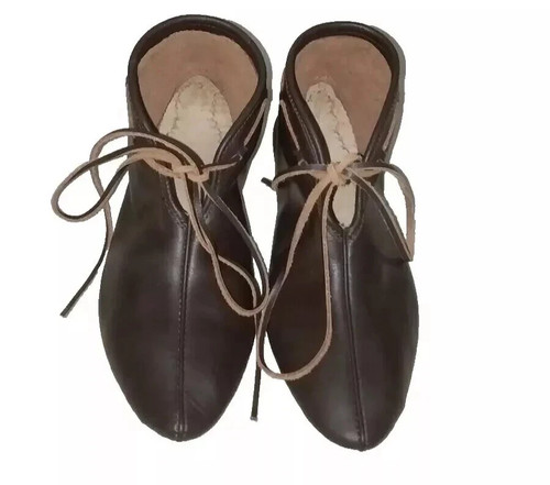 Medieval leather boots - medieval,
