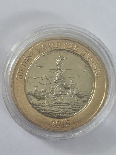 2015 two pound coin - coin, hms