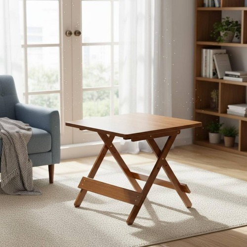 Square folding table - table, foldable