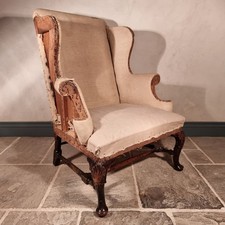 A queen anne period walnut