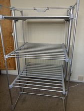 Dry:Soon Deluxe 3-Tier Heated Clothes Airer Lakeland New Boxed Refurbished Dryer