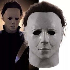 Michael Myers Latex Mask Horror Full Head Costume Cosplay Killer Scary Party Cos