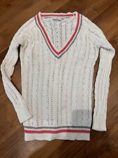 New Look Cream Ladies Cricket Jumper Size 10