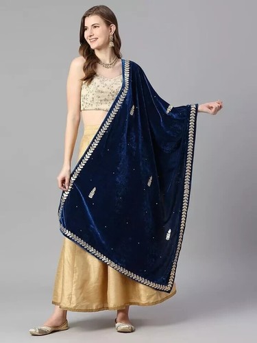 Navy blue ethnic motifs - ethnic,