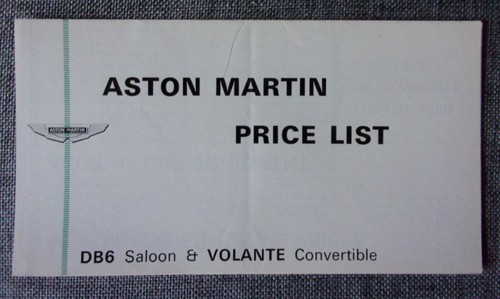Aston martin db6 - aston,