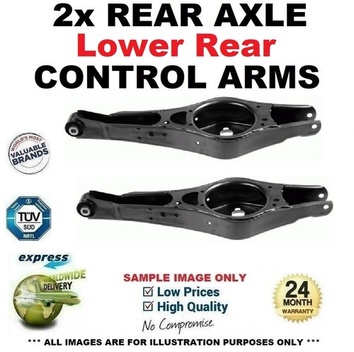 Rear axle lower - 2x,