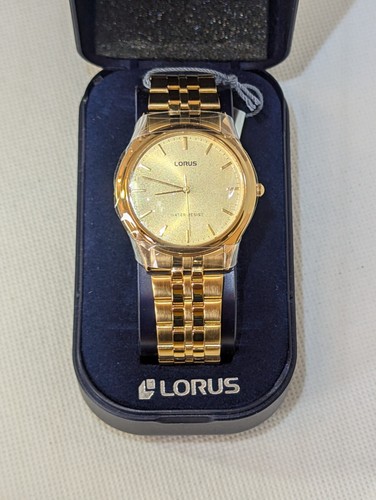 Lorus men gold watch model - lorus, (model
