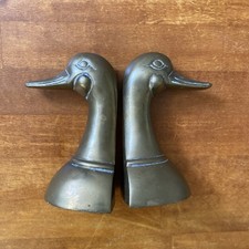Vintage Brass Duck Head