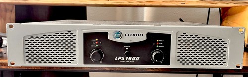 Crown lps 1500 channel power - crown,