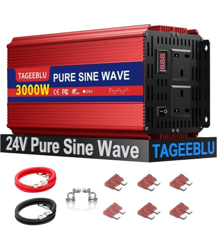 3000w 24v pure sine - 3000w, wave