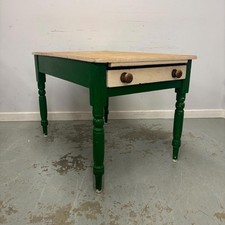 Antique pine scrub top - pine, table