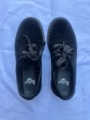 Black suede martens - suede,