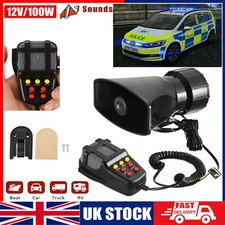 100W 12V 7 T Sound Car Police