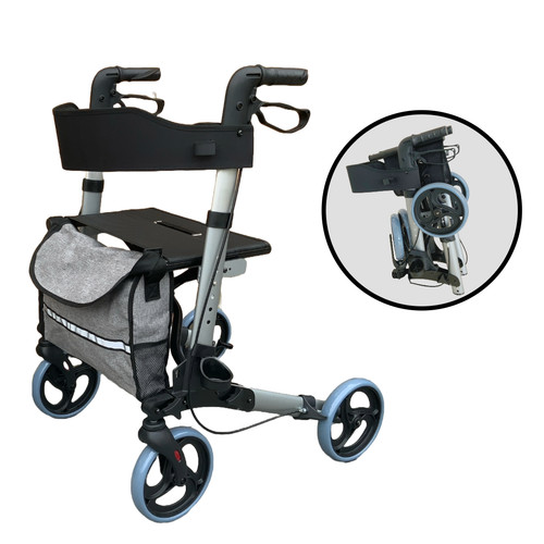 Rollator wheel double fold - rollator, double-fold