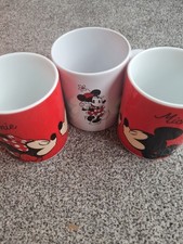Micky and Minnie Mouse Cups x 3 Disney