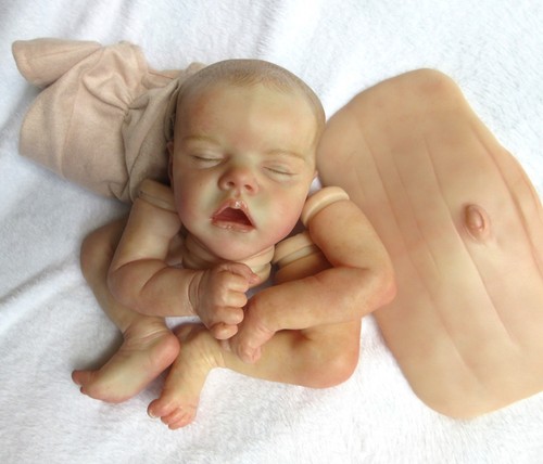 Painted reborn baby - reborn,