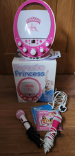 EASY EKR1588 PRINCESS KARAOKE & LIGHTS - with 2nd microphone & 3 singalong CD's
