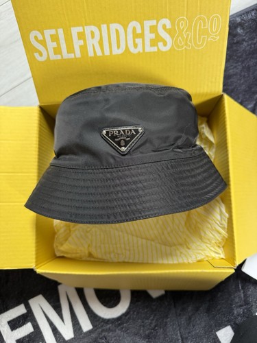 Prada nylon bucket hat unisex - prada,