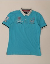 La Martina Mens Graphic Polo