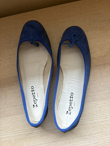 Repetto blue suede shoes - repetto,