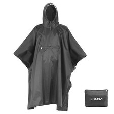 Lixada Hooded Rain Poncho