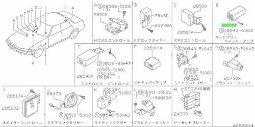 Amp assembly auto power - amp,