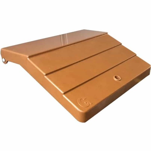 Brown gas meter box - gas,