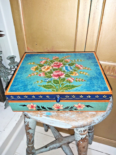 Indian hand painted floral - hand,