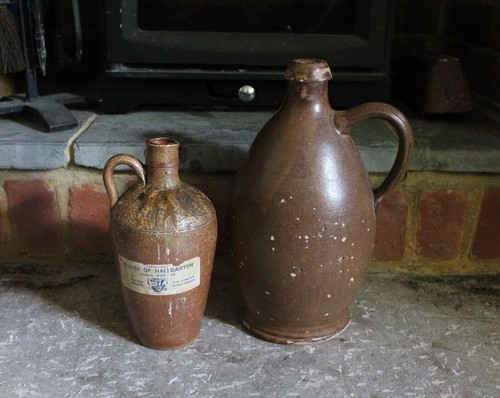 Antique stoneware jug - antique,