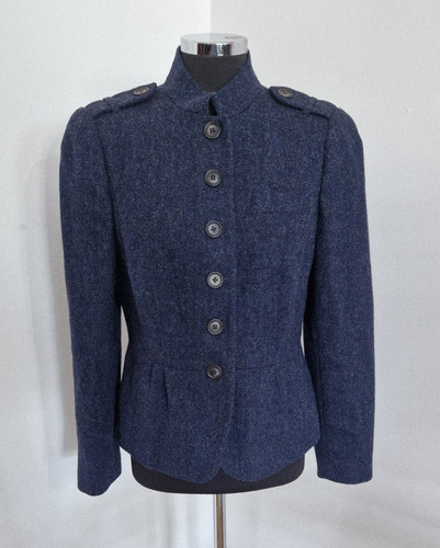 Boden blue tweed military - boden,