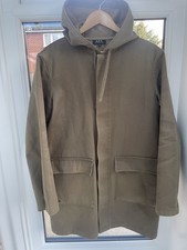 APC Green Hooded Coat In Medium Size