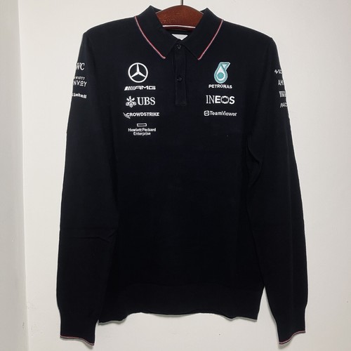 Mercedes polo long sleeve - f1,