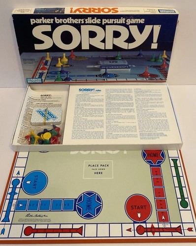 Vintage sorry board game - vintage,