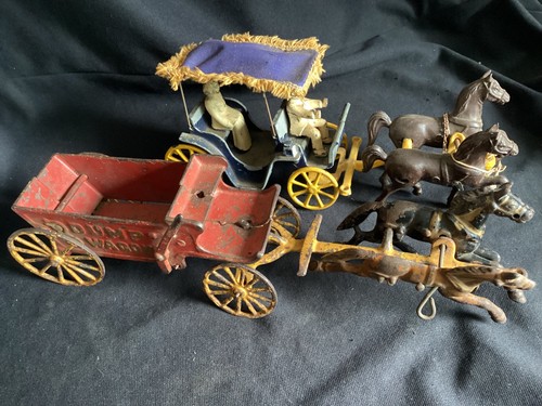 Antique cast iron horse - antique,