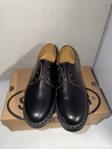 Solovair black leather derby - solovair,