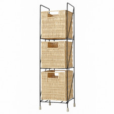 3 Drawer Slim Bathroom Storage