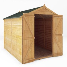 8x6 wooden garden - wooden, sheds