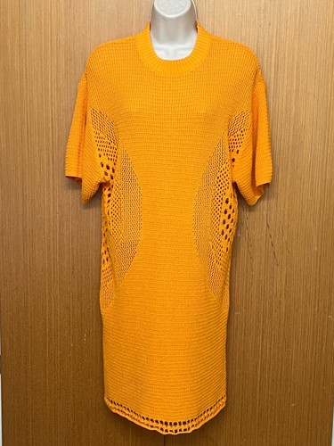 Crochet orange dress - crochet,